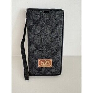 Monogram Premium Magnetic Shockproof Leather Flip Cover Case Samsung Galaxy S24